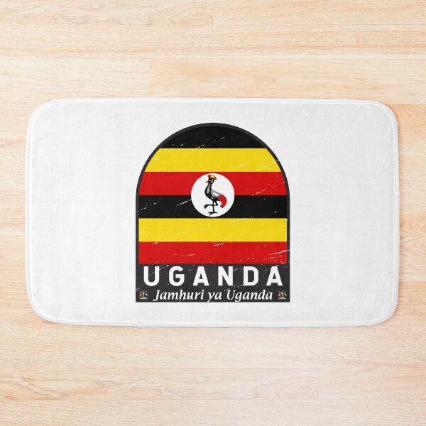 Item preview, Uganda Flag Emblem Distressed Vintage designed and sold by KrisSidDesigns.