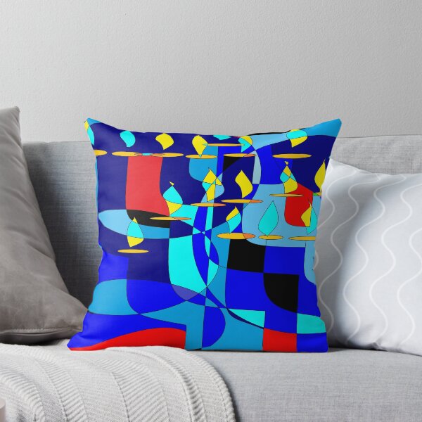 Item preview, A Community Chanukah (Hanukkah) in Blue Tones with Red designed and sold by judy snyder.