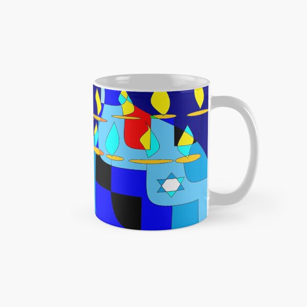 Item preview, A Community Chanukah (Hanukkah) in Blue Tones with Red designed and sold by judy snyder.