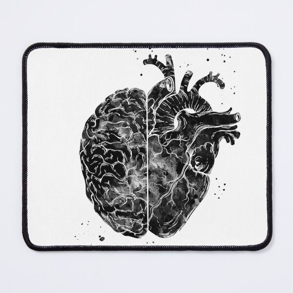 Item preview, Half Brain Half Heart designed and sold by EvasDreams.