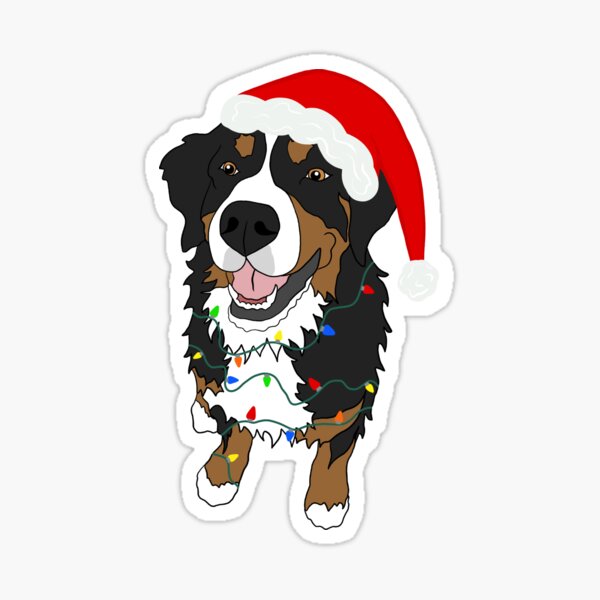 Item preview, Christmas Bernese Mountain Dog  designed and sold by KantstandyaC.