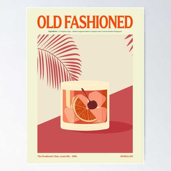 Item preview, Old Fashioned Cocktail  designed and sold by MurellosArt.