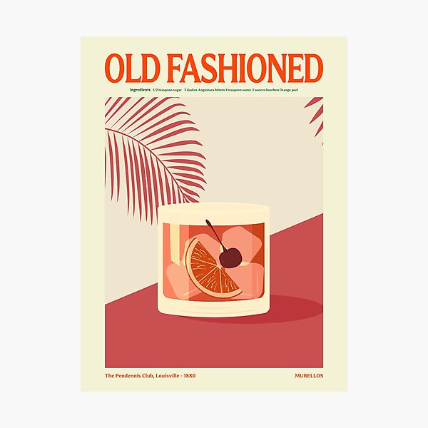 Item preview, Old Fashioned Cocktail  designed and sold by MurellosArt.