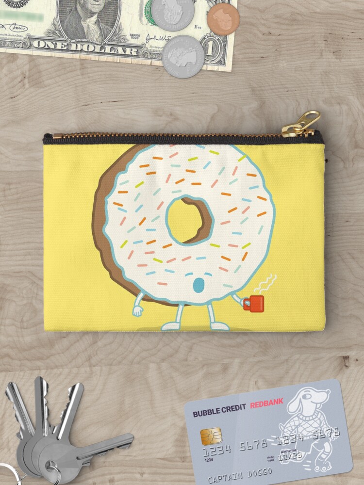 Thumbnail 3 of 4, Zipper Pouch, The Sleepy Donut designed and sold by nickv47.