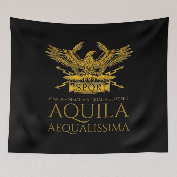 Item preview, All animals are equal, but the eagle is the most equal - SPQR - Roman Legion Aquila - Classical Latin designed and sold by Styrman.