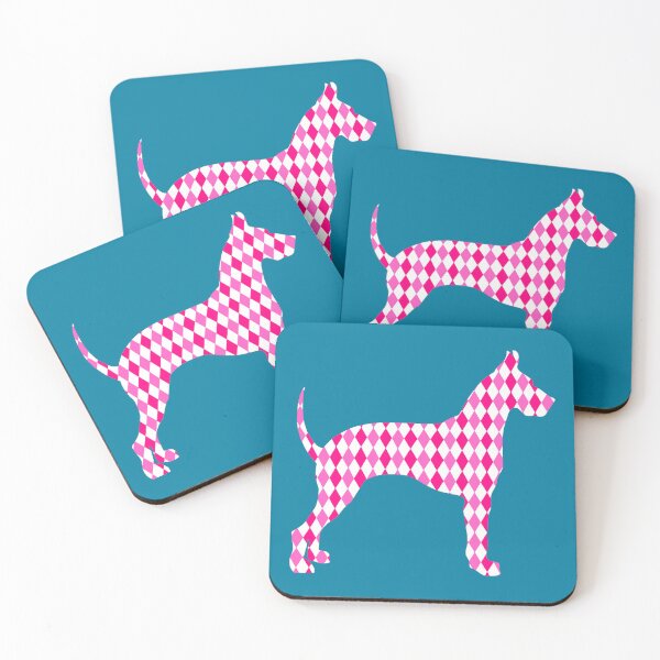 Item preview, Pink Harlequin Great Dane Silhouette designed and sold by Deborah Camp.