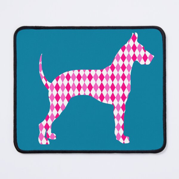 Item preview, Pink Harlequin Great Dane Silhouette designed and sold by Deborah Camp.