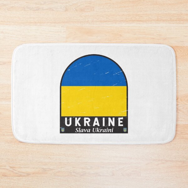 Item preview, Ukraine Flag Emblem Distressed Vintage designed and sold by KrisSidDesigns.
