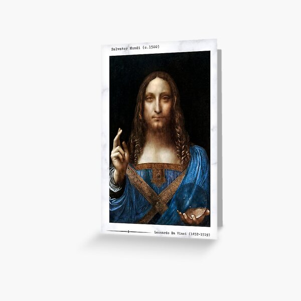 Item preview, Leonardo da Vinci - Salvator Mundi (c.1500) designed and sold by RLEArtSolutions.