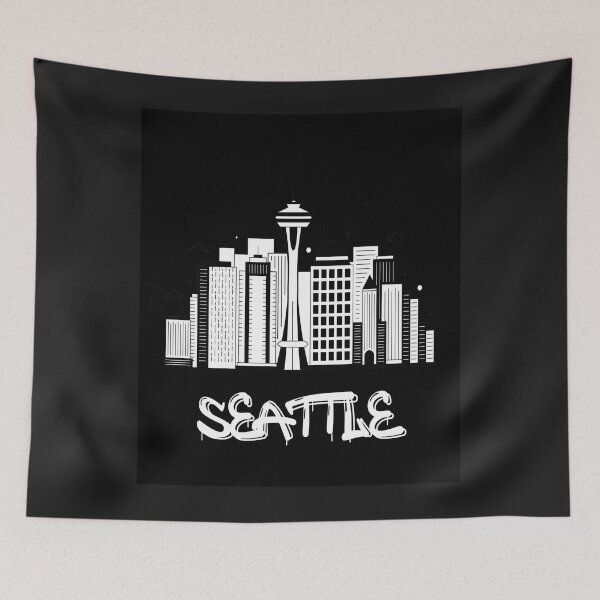 Item preview, Cityscape Silhouette: Seattle designed and sold by mturns57.