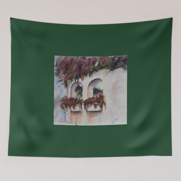 Item preview, Stucco House in Puerto de la Cruz designed and sold by AWhittenArt.