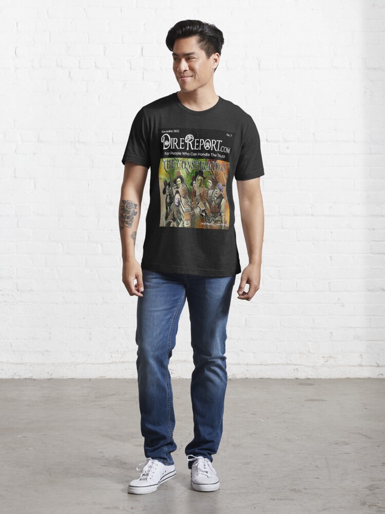 Alternate view of Dire Report 7 - The Conspirators Essential T-Shirt