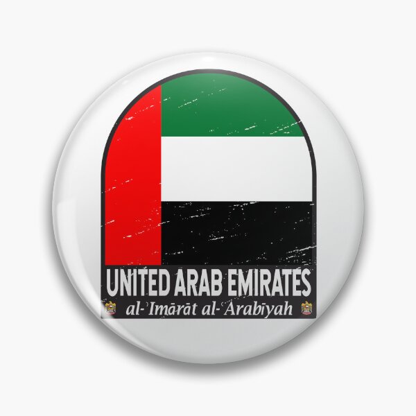 Item preview, United Arab Emirates Flag Emblem Distressed Vintage designed and sold by KrisSidDesigns.