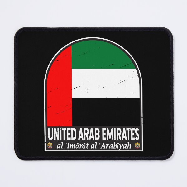 Item preview, United Arab Emirates Flag Emblem Distressed Vintage designed and sold by KrisSidDesigns.