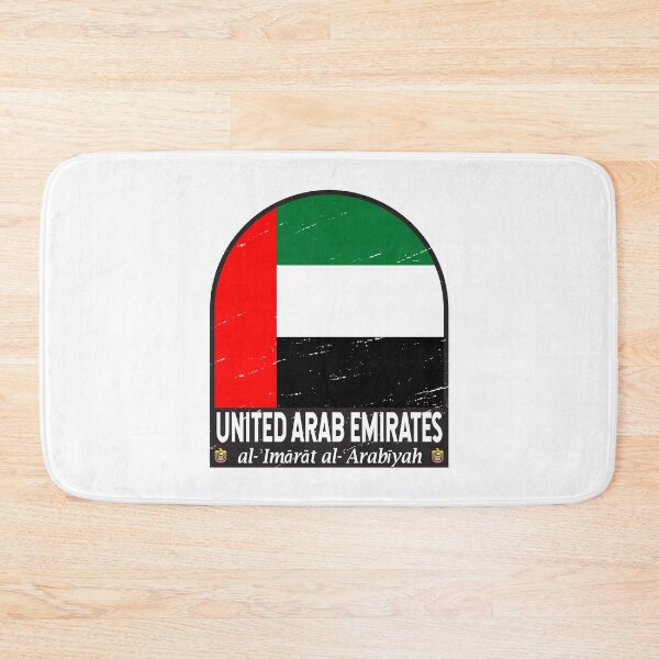 Item preview, United Arab Emirates Flag Emblem Distressed Vintage designed and sold by KrisSidDesigns.