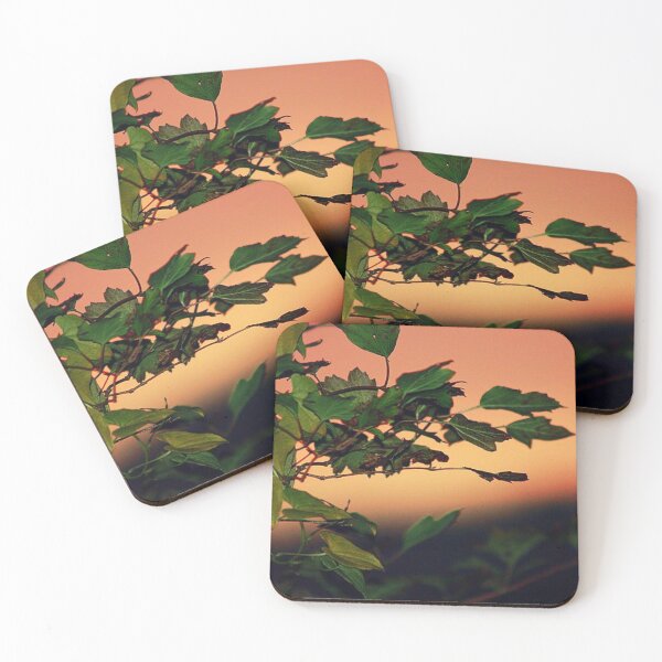 Item preview, orange sunset through leaves designed and sold by Francespoppy.
