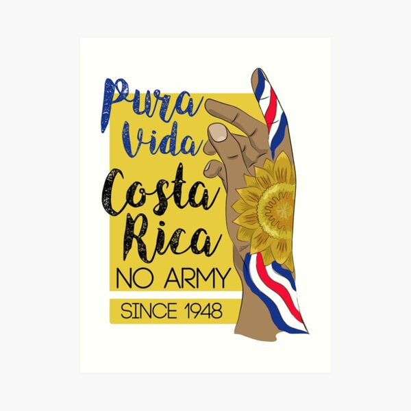 Costa RIca NO army Art Print