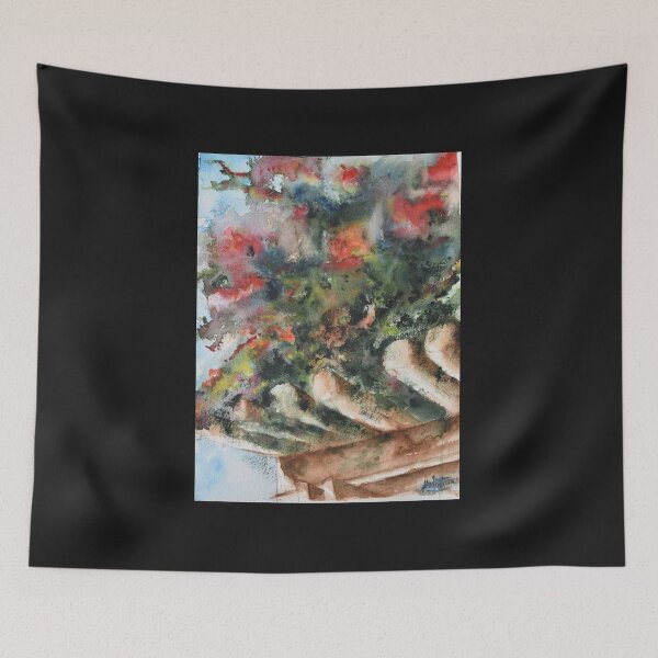 Item preview, Wooden Trellis with Flowers designed and sold by AWhittenArt.