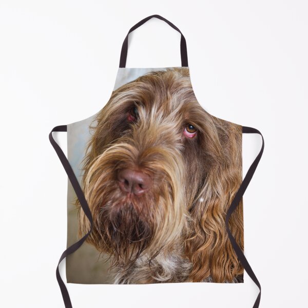 Item preview, Over the shoulder portrait Spinone by heidiannemorris © designed and sold by FOLK ART FUSION by heidiannemorris.