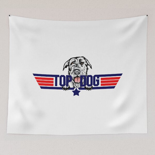 Item preview, Irish Wolfhound Top Dog designed and sold by TheresPawprints.
