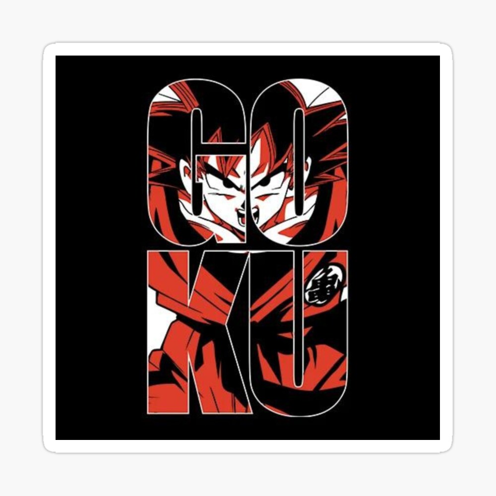 Goku Kaioken Sticker for Sale by fitainment