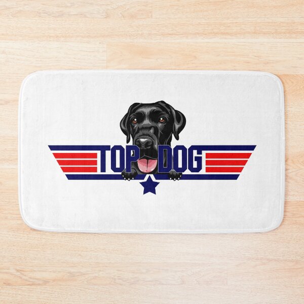 Item preview, Black Labrador Top Dog designed and sold by TheresPawprints.