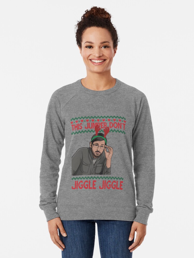 Louis Theroux Jiggle Jiggle Funny Christmas Jumper