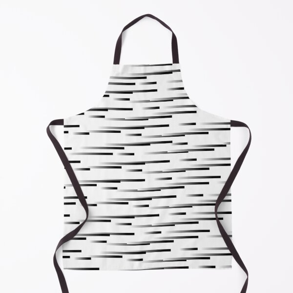 Item preview, Black and White Gradient Ombre Vertical Motion Dash Stripe Pattern designed and sold by All-Black-White.