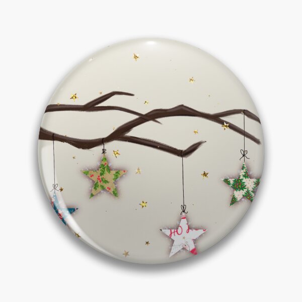 Item preview, Christmas Card- Magical Christmas Time Star Ornaments designed and sold by HallyuHeaven.