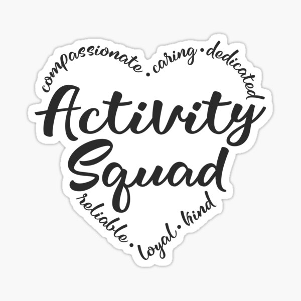 activity-squad-activities-director-sticker-for-sale-by-brackerdesign