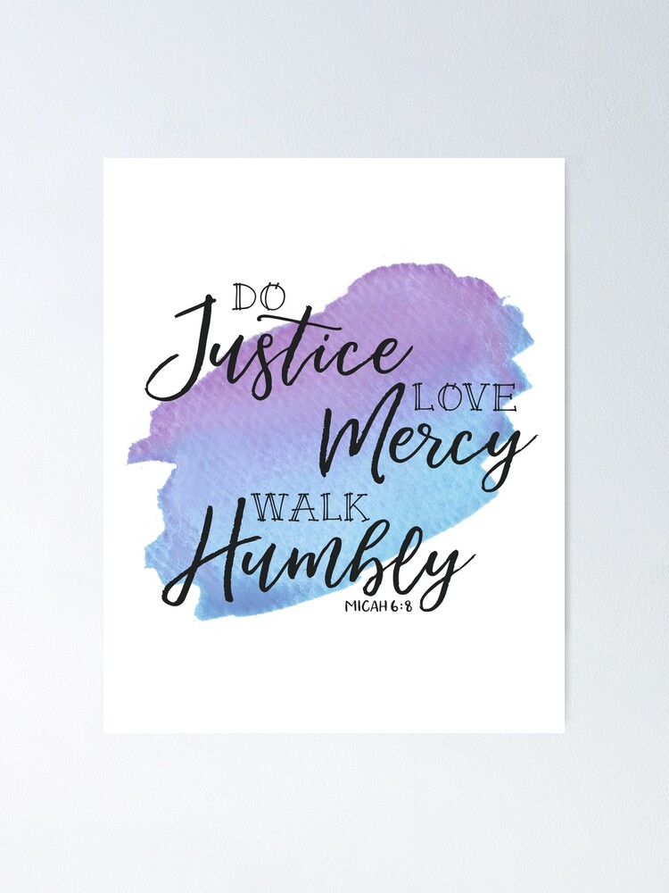 Walk Humbly {Poster} Walk Humbly {Poster}