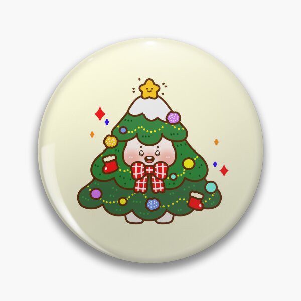 Item preview, Cute Christmas Tree Character designed and sold by satchisatchi.