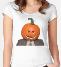 Halloween Dwight Women's Fitted Scoop T-Shirt