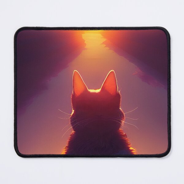 Item preview, Cat looking at a beautiful sunrise designed and sold by RK - Shop.