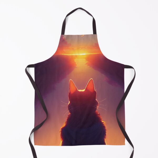 Item preview, Cat looking at a beautiful sunrise designed and sold by RK - Shop.