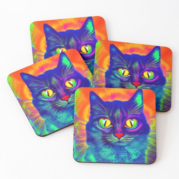 Item preview, Psychedelic Cat designed and sold by Planetporridge.