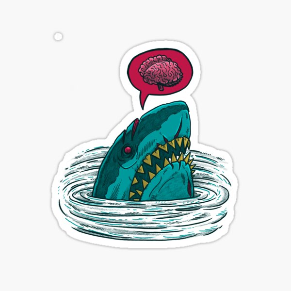 The Zombie Shark Sticker