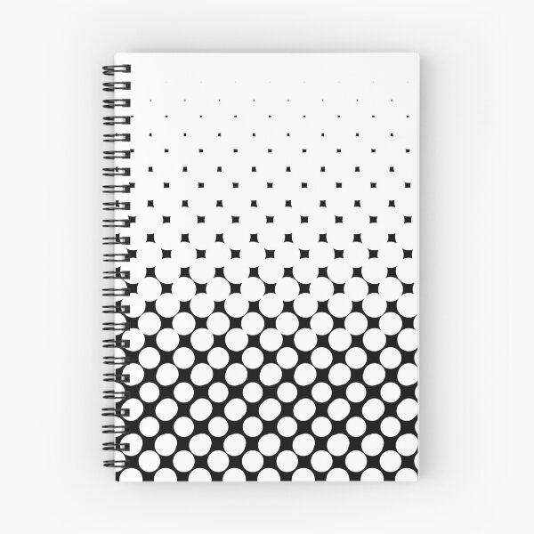 Item preview, Black and White Halftone Abstract Polka Dot Pattern designed and sold by All-Black-White.