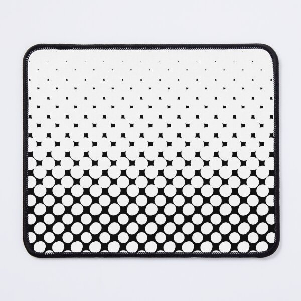 Item preview, Black and White Halftone Abstract Polka Dot Pattern designed and sold by All-Black-White.