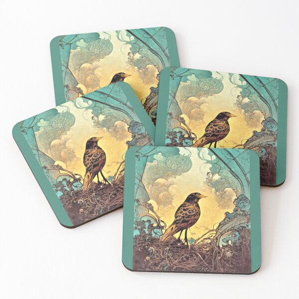 Item preview, Feathered Fantasy: A Large Brown Bird in his Palace designed and sold by factory88.