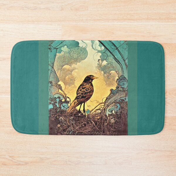Item preview, Feathered Fantasy: A Large Brown Bird in his Palace designed and sold by factory88.