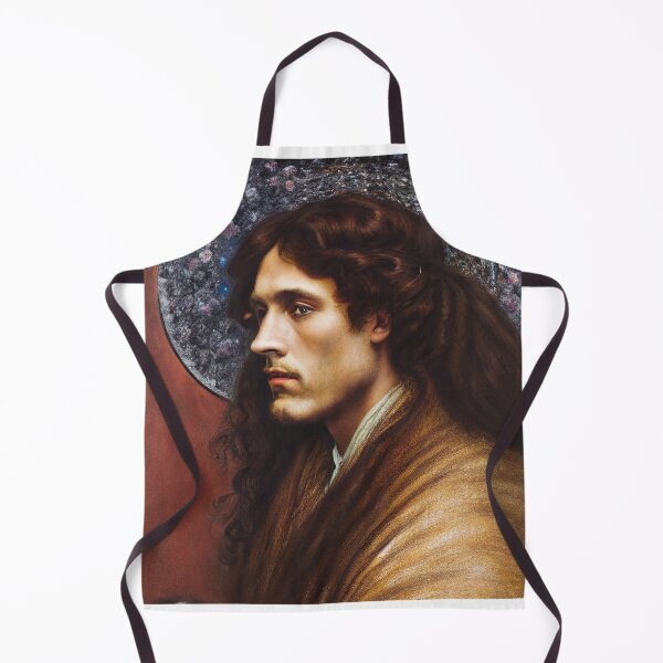 Item preview, Pre raphaelite man with long hair designed and sold by The-11th-Floor.