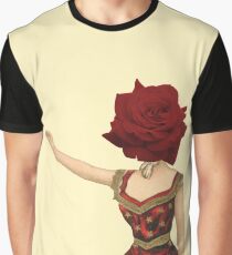 Neutrales Milchhotel Rose Grafik T-Shirt