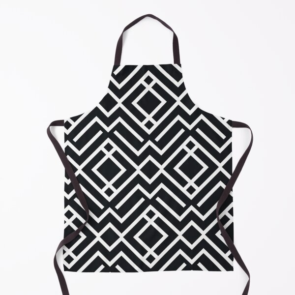 Item preview, Black and White Minimal Chevron Stripe Diamond Shape Pattern designed and sold by All-Black-White.