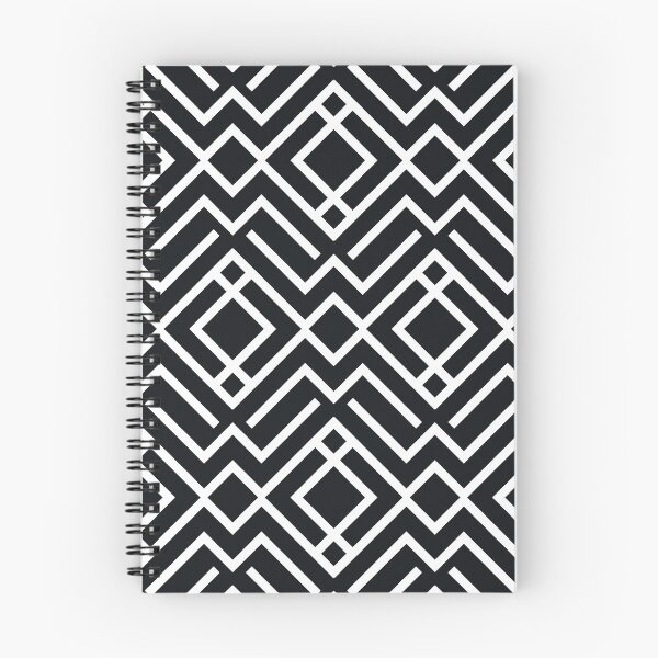 Item preview, Black and White Minimal Chevron Stripe Diamond Shape Pattern designed and sold by All-Black-White.