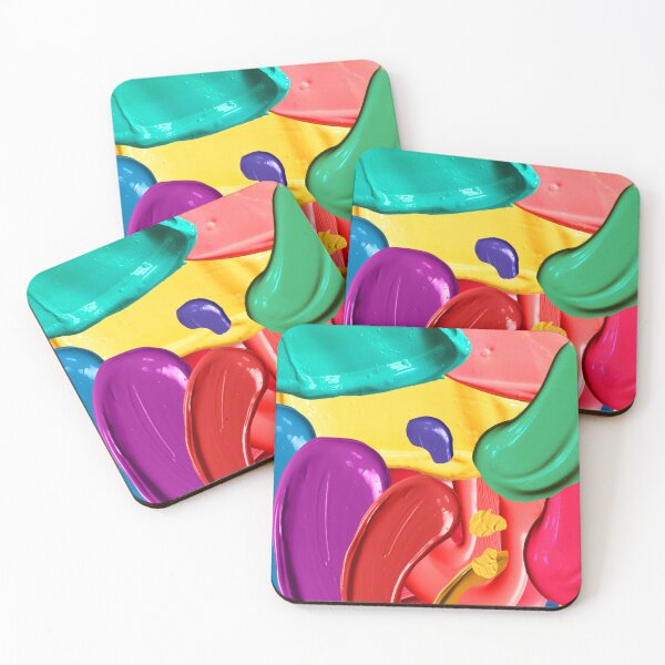 Item preview, Paint Splodges abstract print designed and sold by SpiritedArtwork.