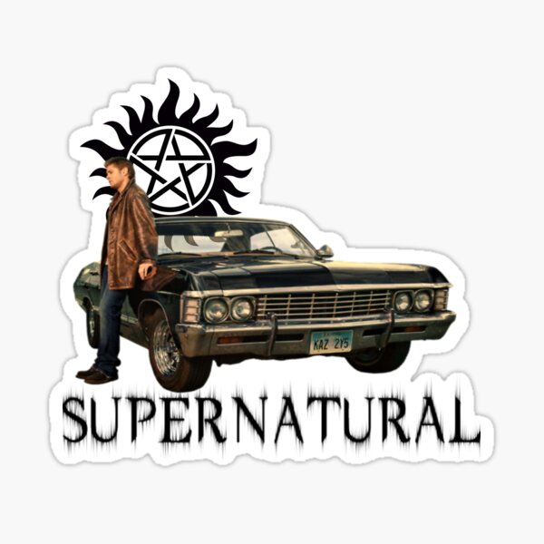 Supernatural Sticker for Sale by Lucas Cunha