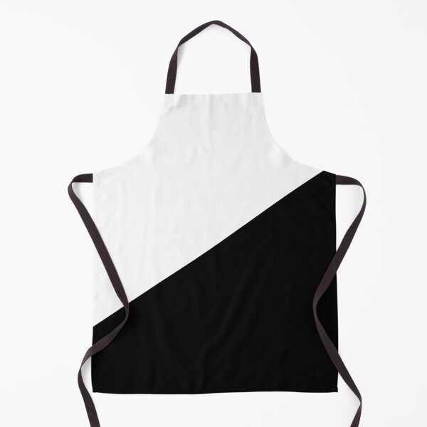Item preview, Black and White Minimal Diagonal Half Solid Color designed and sold by All-Black-White.