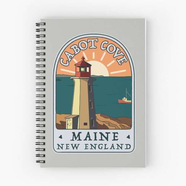 Item preview, Cabot Cove Light house vintage sticker arch murder mystery designed and sold by boec gear.