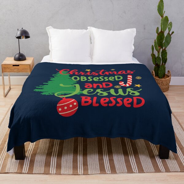 Item preview, Christmas Obsessed And Jesus Blessed designed and sold by Lonesome-Fox.